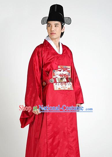 Asian online Shopping Korean Ancient Official Costumes and Hat for Men