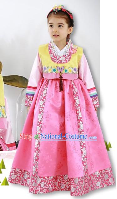 Korean Traditional Hanbok Clothing Dress online Children Clothes Designer Clothes