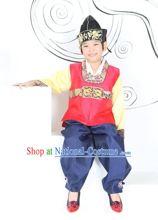 Korean Traditional Hanbok Clothing Complete Set for Children