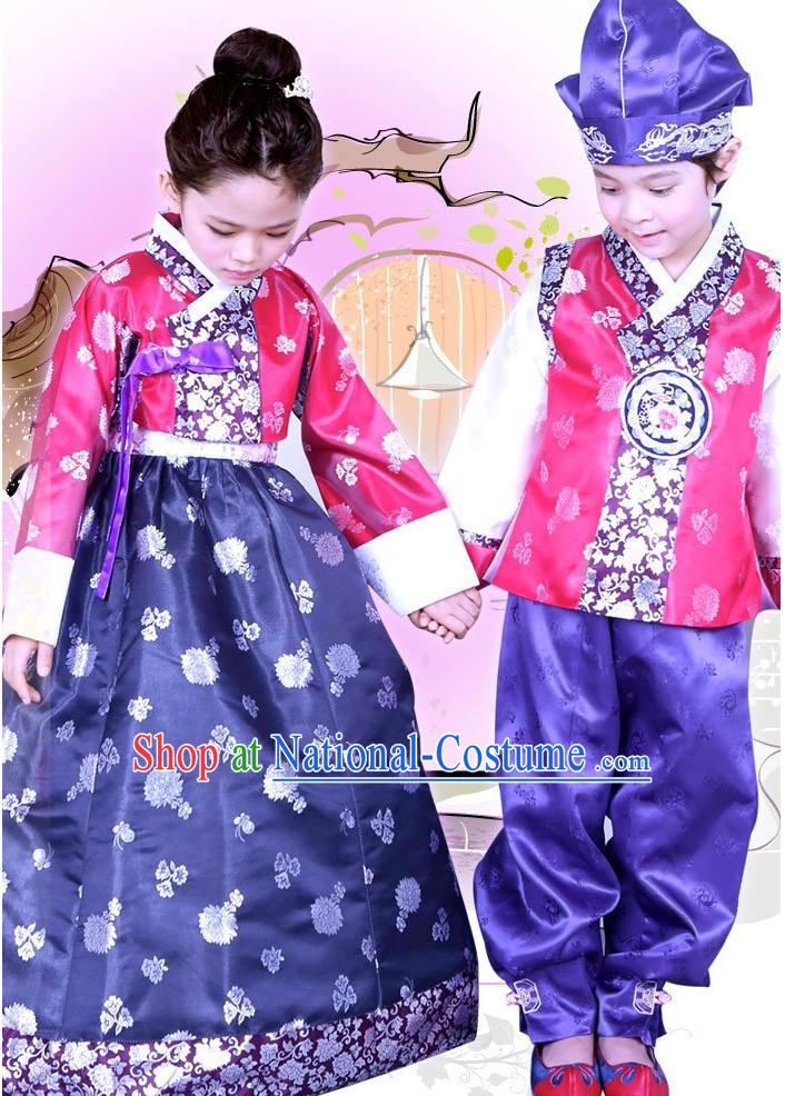 Korean Traditional Hanbok Clothing Dresses Kids Fashion Korean Products