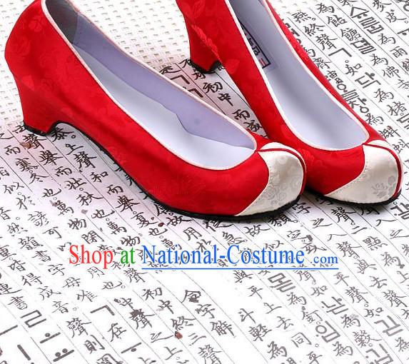 Korean Traditional High Heel Shoes for Women