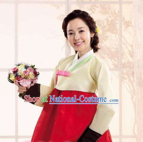 Korean Traditional Hanbok Wife Clothing