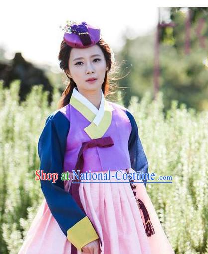 Korean Traditional Hanbok Female Clothes