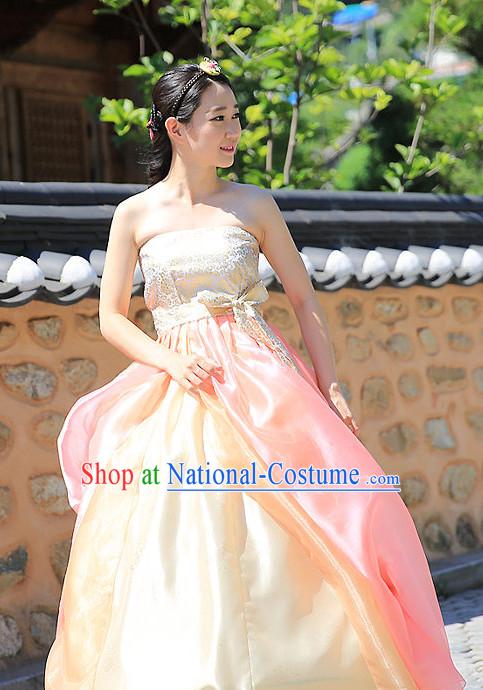 Top Korean Traditional Custom Made Modern Hanbok Skirt for Women