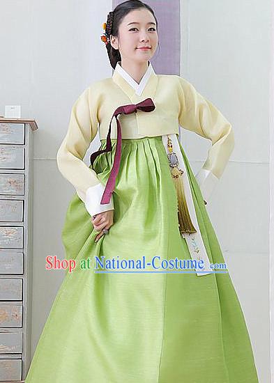 Top Korean Traditional Custom Made Modern Hanbok Skirt Complete Set for Women