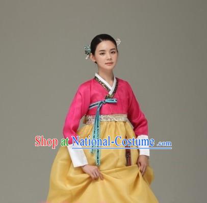 Top Korean Traditional Custom Made Modern Hanbok Skirt Complete Set for Women