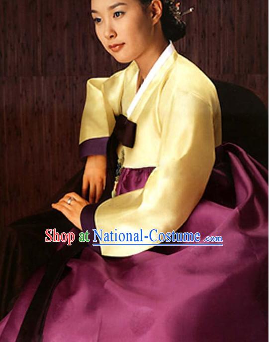 Top Korean Traditional Custom Made Hanbok Clothes Complete Set for Women