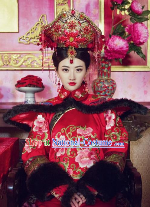 Chinese Empress Wedding Headwear Hair Jewellery Set