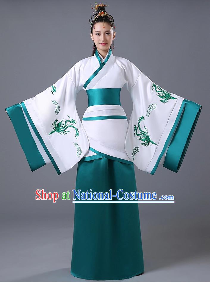 Chinese Traditional National Hanfu Costumes for Women