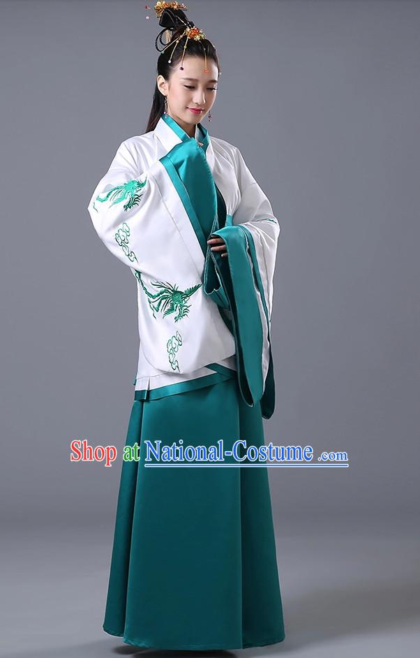 Asian China Traditional Chinese Clothing Hanfu National Costumes