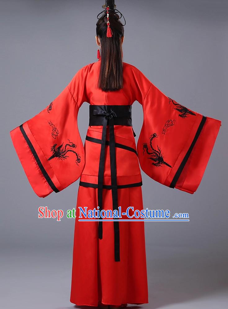 Asian China Traditional Chinese Clothing Hanfu National Costumes