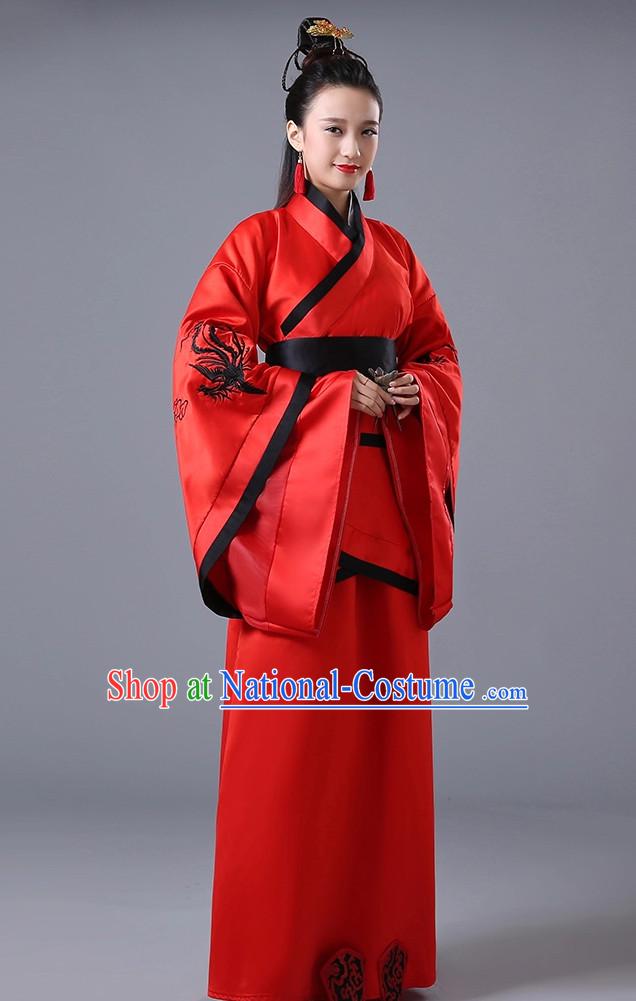 Asian China Traditional Chinese Clothing Hanfu National Costumes