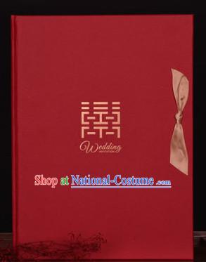 Chinese Traditional Wedding Guest Signatures Cloth