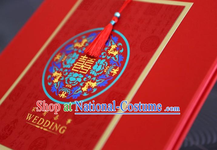 Fingerprints Style Wedding Guest Signatures Cloth Book