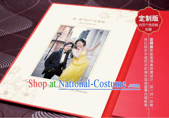 Wedding Photo Custom Made Wedding Guest Signatures Cloth Book