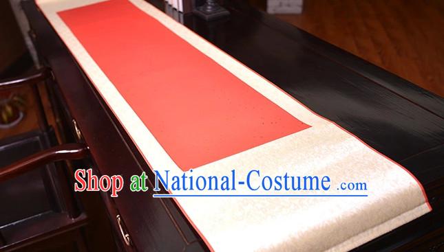 2 Meters Long Chinese Classical Wedding Guest Signatures Cloth Scroll