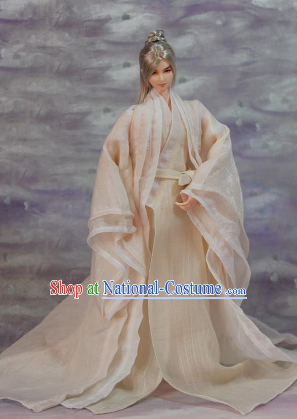 Asian Fashion Chinese Traditional Hanfu Suit for Men