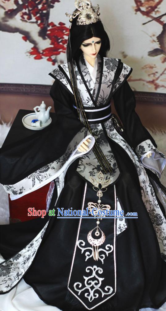 Chinese Emperor Costumes and Headwear for Adults