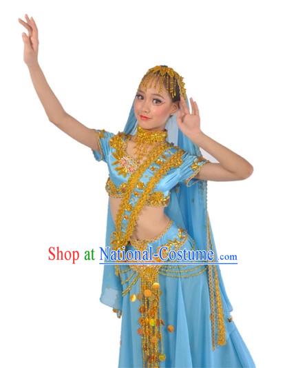 Indian Girls Dancewear Dance Costumes Complete Set for Women