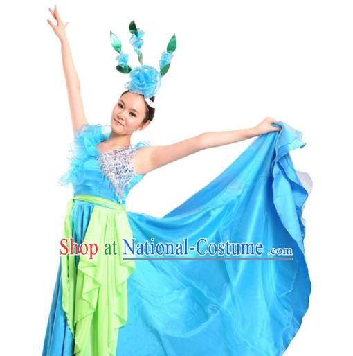 China Shop Chinese Dance Costumes Complete Set for Women