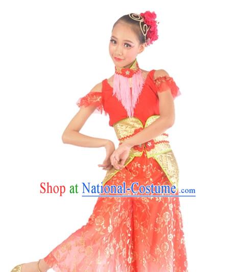 China Shop Chinese Dance Costumes Dancewear Complete Set for Women