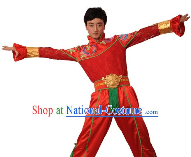 China Shop Chinese Classical Dance Costumes Ballerina Costume Men Dancewear