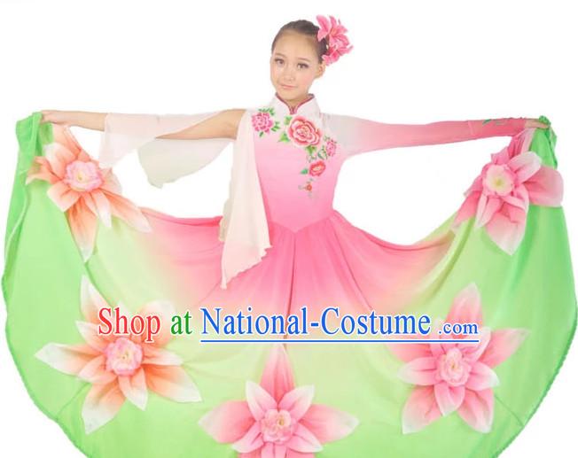 China Shop Chinese Flower Dance Attire for Women