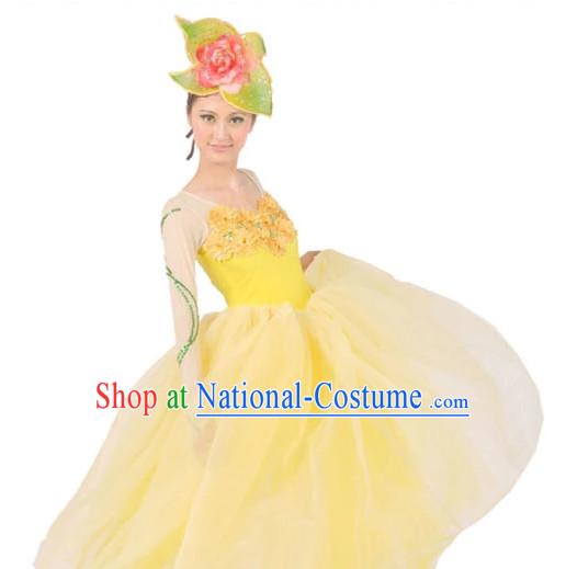 China Shop Chinese Peony Dance Attire for Women