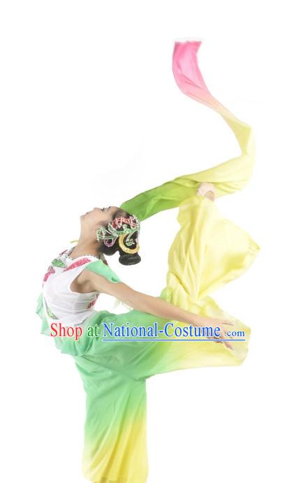 China Fan Dance Costumes Ballerina Costume Burlesque Costumes Salsa Costumes,