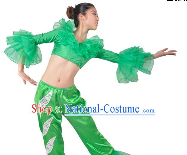 China Modern Dance Costumes Ballerina Costume Burlesque Costumes Salsa Costumes