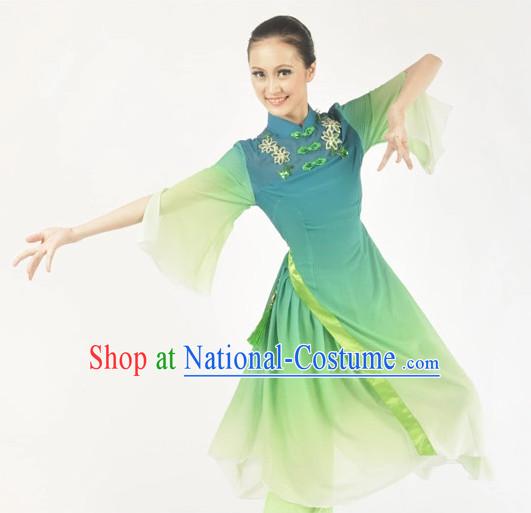 Custom Made Chinese Classical Dance Costumes Ballerina Costume Burlesque Costumes Salsa Costumes