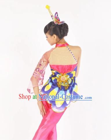 Custom Made Chinese Butterfly Dance Attire Costumes for Women