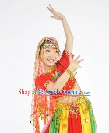 Custom Made Chinese Indian Kids Team Dance Costumes