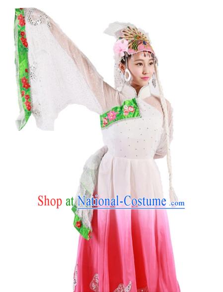 Custom Made Chinese Classical Group Dance Costumes Team Dance Costumes for Women