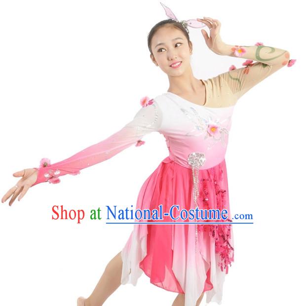 Custom Made Chinese Group Dance Costumes Team Dance Costumes for Women