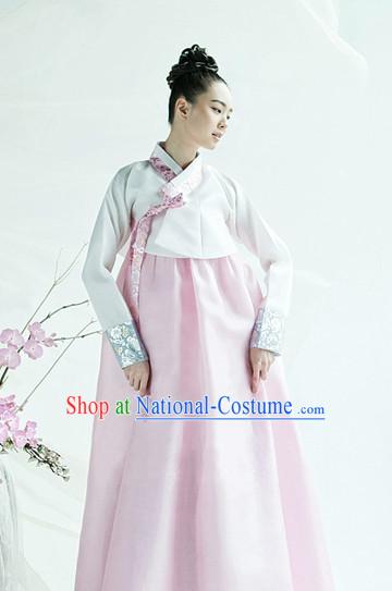 Korean Traditional Special Day Hanbok Dresses Complete Set for Ladies