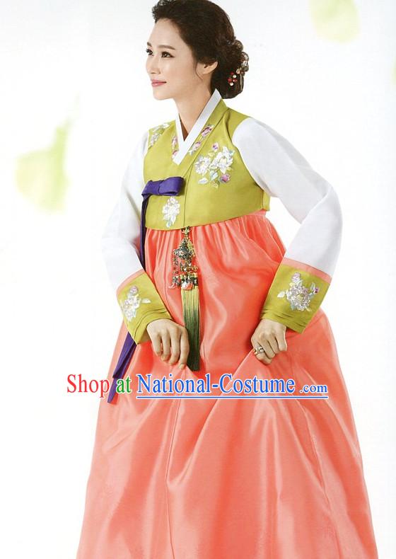 Korean Mother of the Bride Dresses Complete Set