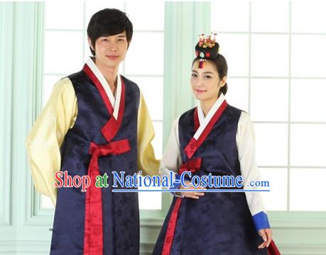 Top South Korean Hanbok Wedding Dresses Complete Set for Brides and Grooms