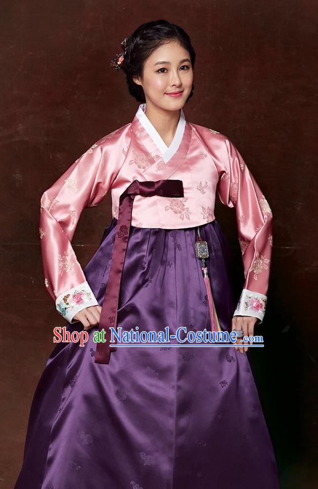 Traditional Korean Female Hanbok Suit Complete Set