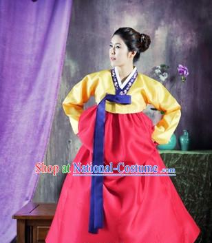 Traditional Korean Female Hanbok Outfit Complete Set