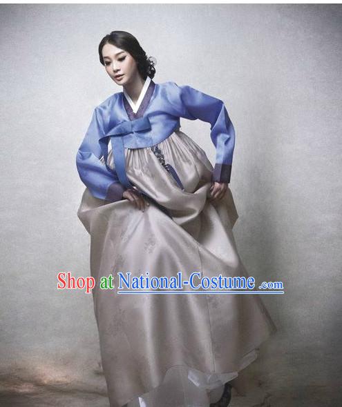 Traditional Korean Lady Hanbok Traditional Dresses Complete Set