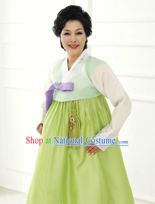 Korean Mother-in-law Hanbok online Fashion Store Apparel Tops Korean Women Fashion Complete Set