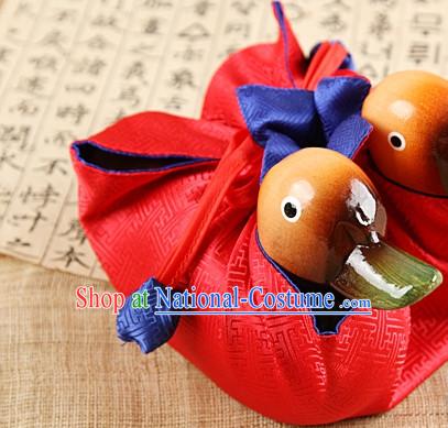 Korean Traditional Wedding Gifts Mandarin Ducks Pair Arts