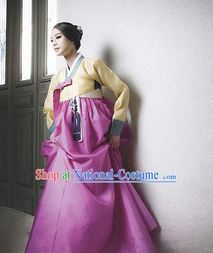 Korean Women Fashion Traditional Hanbok Wedding Clothing Complete Set