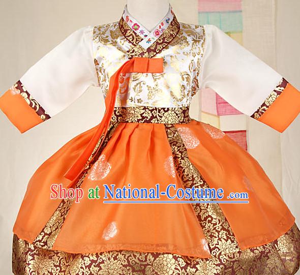 Korean Fashion Traditional Hanbok Clothes for Kids