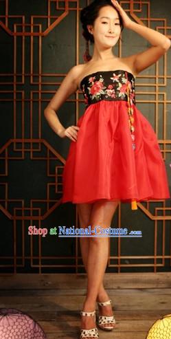 Top Korean Modernized Hanbokl Dress Complete Set for Women