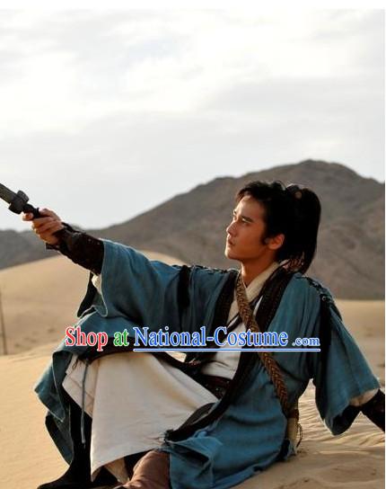 Asian Fashion Wholesale China Swordsmen Costumes Complete Set