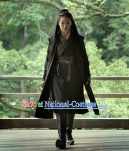 China Ancient Female Killer Film Costumes Complete Set for Women