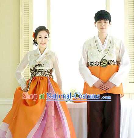 Top Korean Bridal Couple Clothing Complete Set for Men and Women