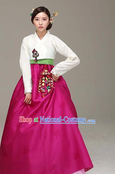 Top Korean Ladies Birthday Hanbok Ceremonial Dresses